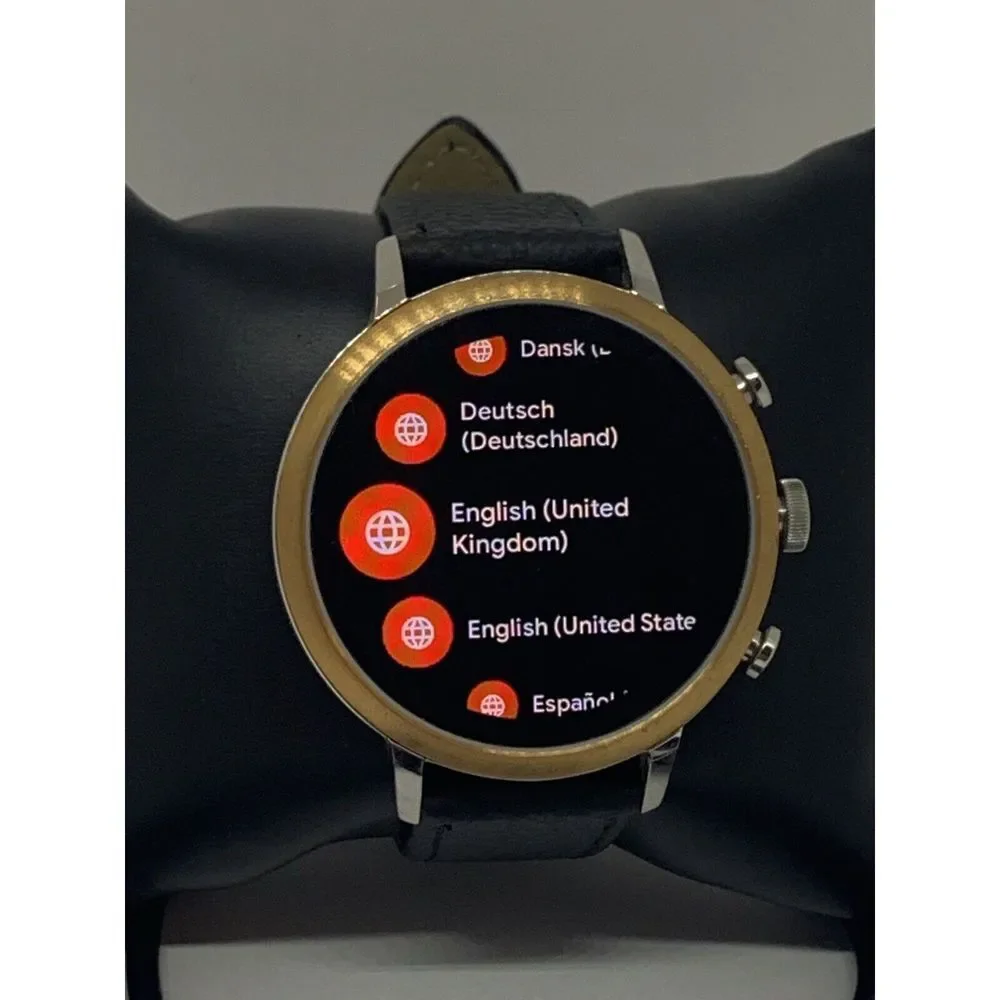 Fossil Gen 4 Authentic Digital Dial Smart Watch Custom Band FTW6016 QT486